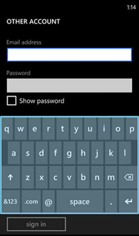 Fill "Email address" field with the email address you are adding.