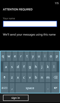 Fill "Your name" field with your first and last name.