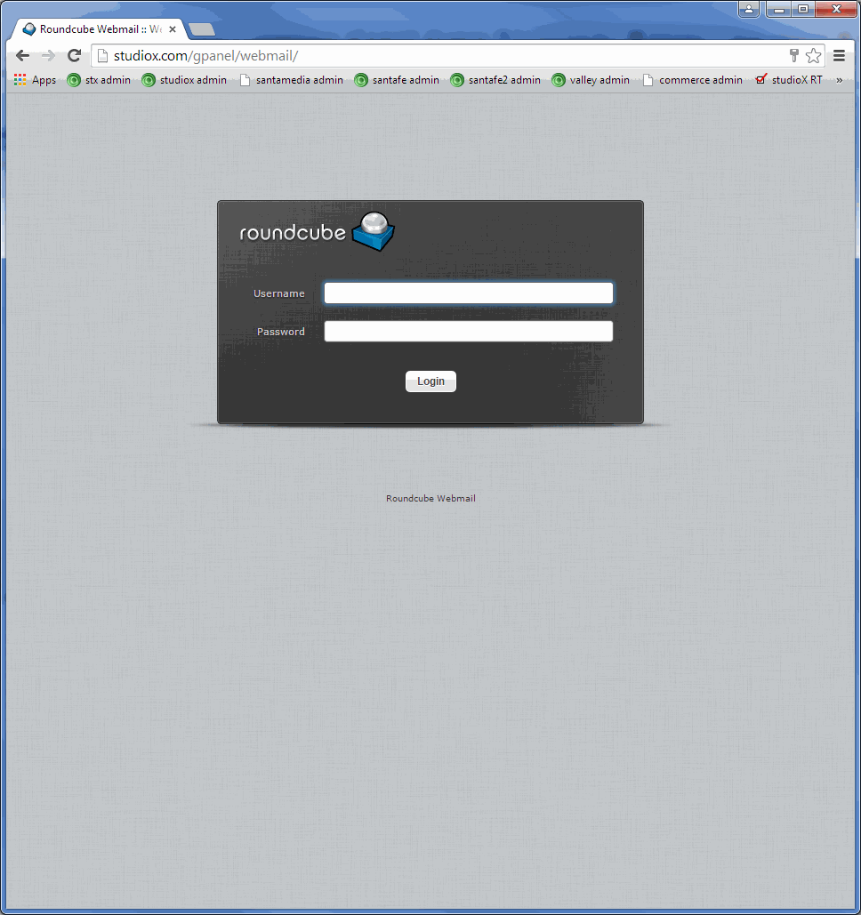 Navigate to your email login. Login to your email account.
