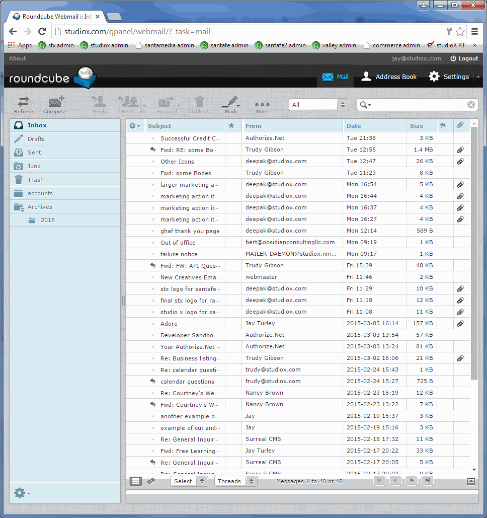 Select "Settings" in top right corner of window.