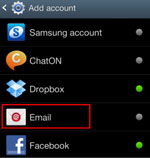 Select "Email".
